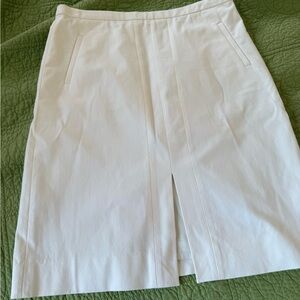 J crew Sz 8 Elegant White Pencil Skirt